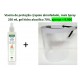 Viseira de proteção c/espuma pra a testa + Spray gel