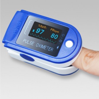 OXÍMETRO DE DEDO PORTÁTIL C/ VISOR LCD 