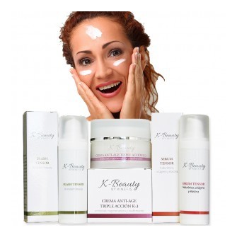 Tratamento Cosmético Fantasia K-Beauty: Flash tensor + Serum Tensor + Antiage Cream Lebyutí Kosmetiké Goldantes