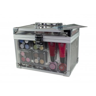 Kit caixa de tratamento de manicure e maquilhagem facial