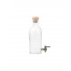 frasco doseador vidor com torneira para perfume 700 ml