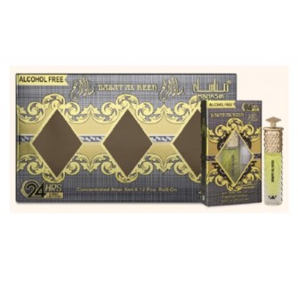 Pack 12 unidades desodorizantes Basat Al Reeh Roll on 6 ml cada sem álcool 